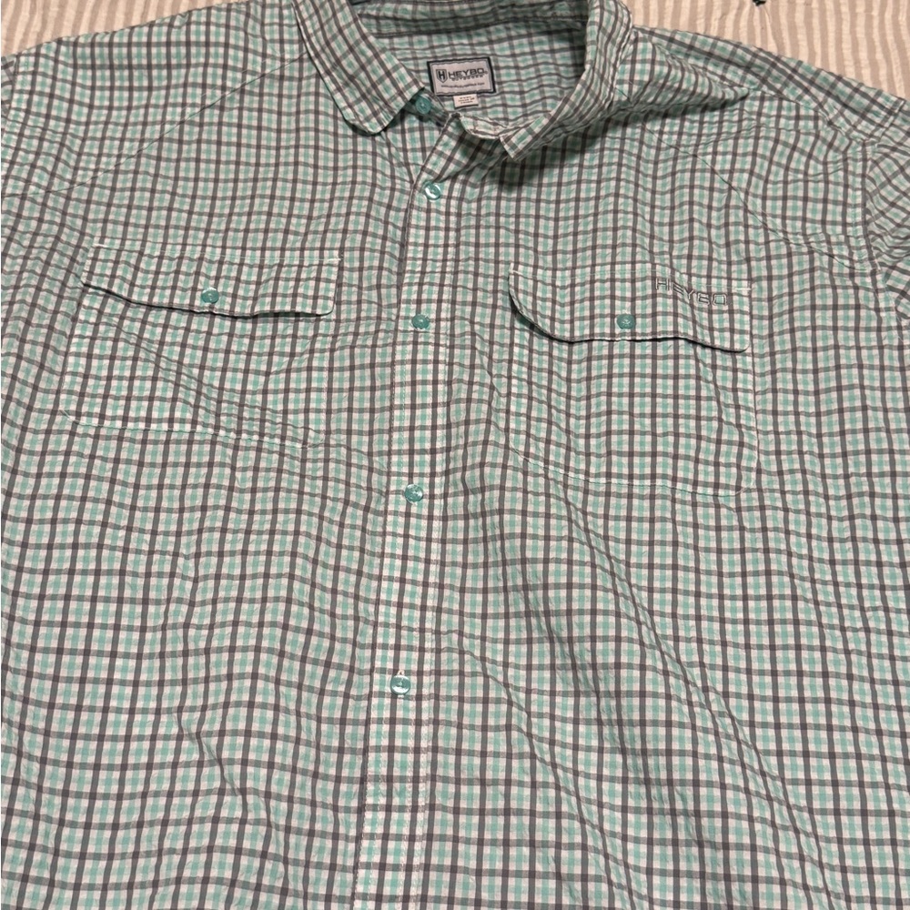 Outdoor Life Men's Green Plaid Casual Shirt